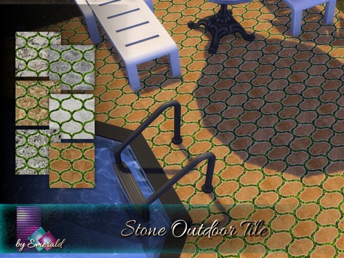 Sims 4 Stone Outdoor Tile by emerald at TSR