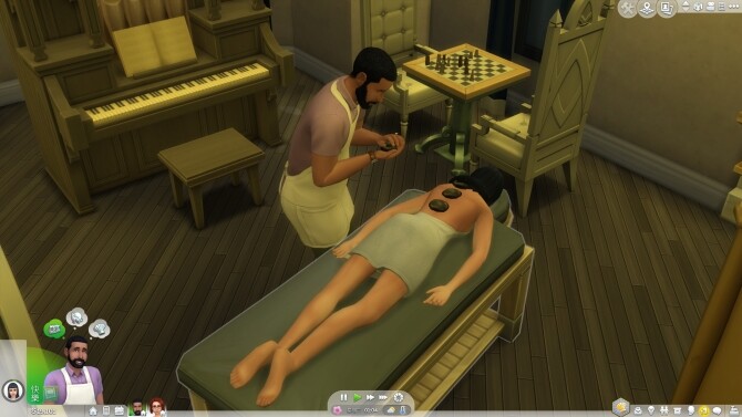 Sims 4 Give Massage Services and Earn Money by ShuSanR at Mod The Sims