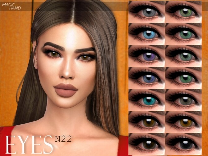 Sims 4 Eyes N22 by MagicHand at TSR
