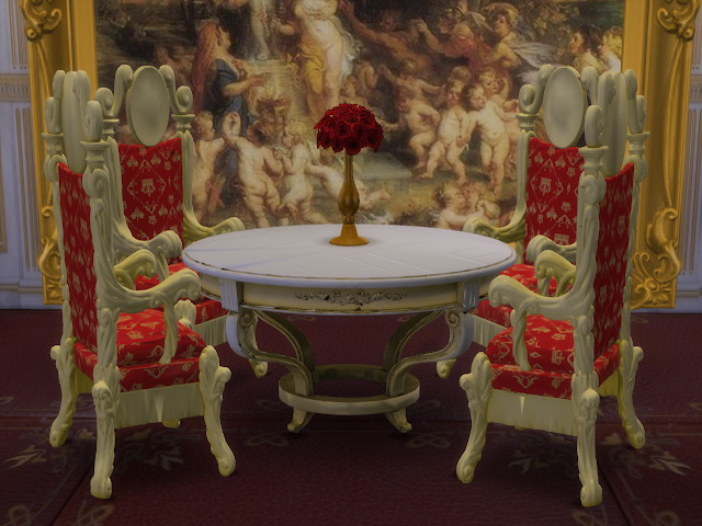 Sims 4 Kings & Queens Dining Set at Anna Quinn Stories