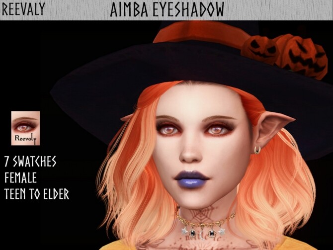 Sims 4 Aimba Eyeshadow by Reevaly at TSR