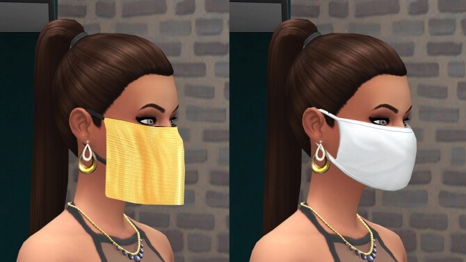 Sims 4 Myss Keta Inspired Face Masks by littledica at Mod The Sims