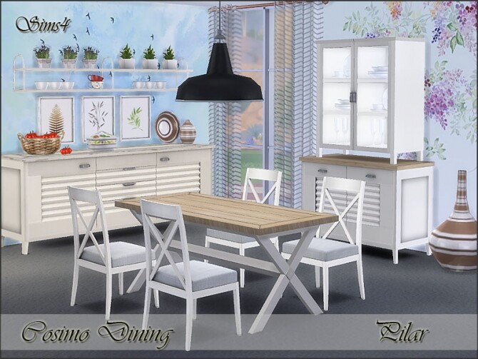 Sims 4 Cosimo Dining by Pilar at TSR
