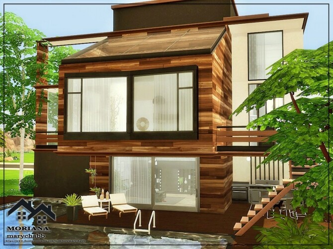 Sims 4 Moriana House by marychabb at TSR