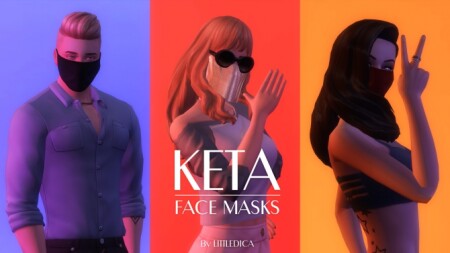 Myss Keta Inspired Face Masks by littledica at Mod The Sims
