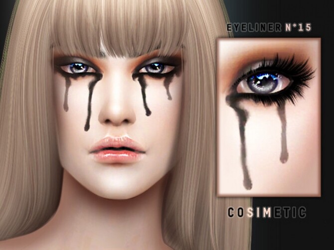 Sims 4 Eyeliner N15 by cosimetic at TSR