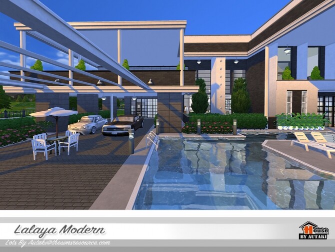 Sims 4 Lalaya Modern Home by autaki at TSR