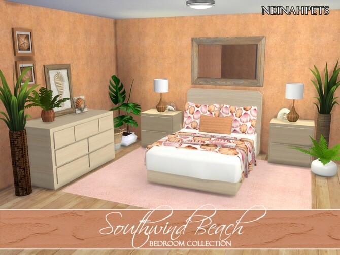 Sims 4 Southwind Beach Bedroom by neinahpets at TSR