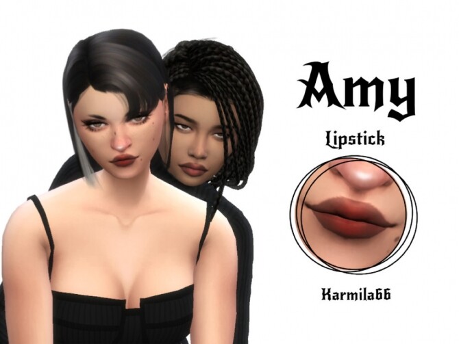 Sims 4 Amy Lipstick by Karmila66 at TSR