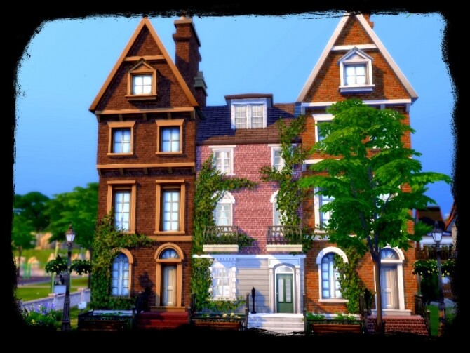 Sims 4 In the middle house by GenkaiHaretsu at TSR
