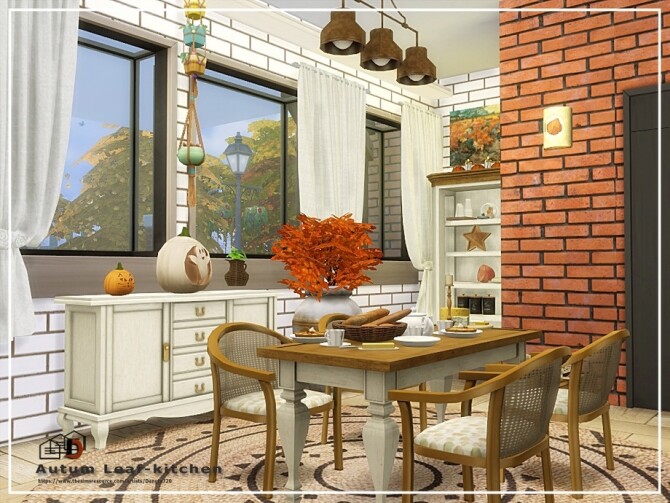 Sims 4 Autum Leaf kitchen by Danuta720 at TSR