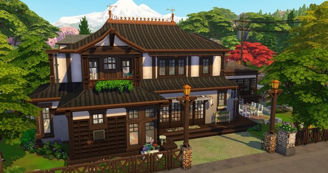 Sims 4 Snowy Escape 5 updated lots for Mt. Komorebi at Simsontherope