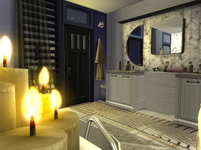 Sims 4 Boho Chic Bathroom by fredbrenny at TSR