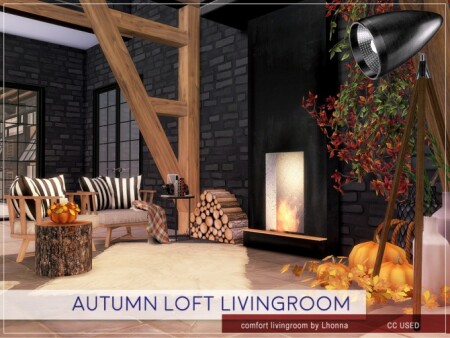Autumn Loft Livingroom by Lhonna at TSR