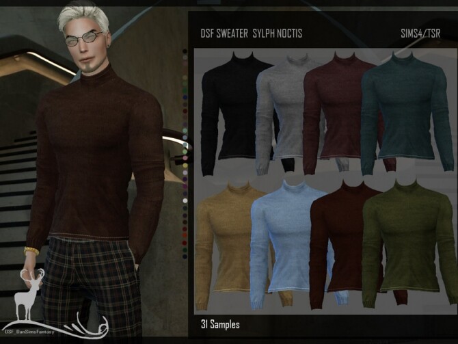Sims 4 DSF SWEATER SYLPH NOCTIS by DanSimsFantasy at TSR