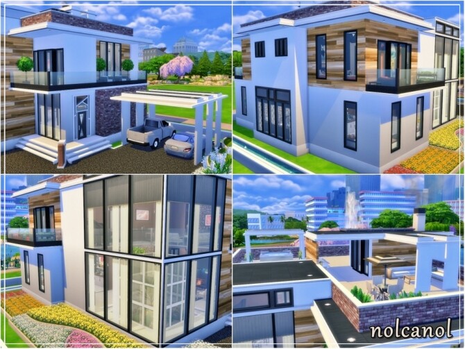Sims 4 Lorian Villa by nolcanol at TSR