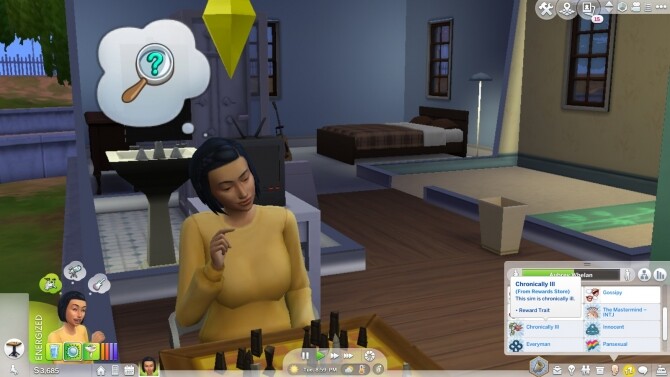 Sims 4 Chronically Ill Trait by jessienebulous at Mod The Sims