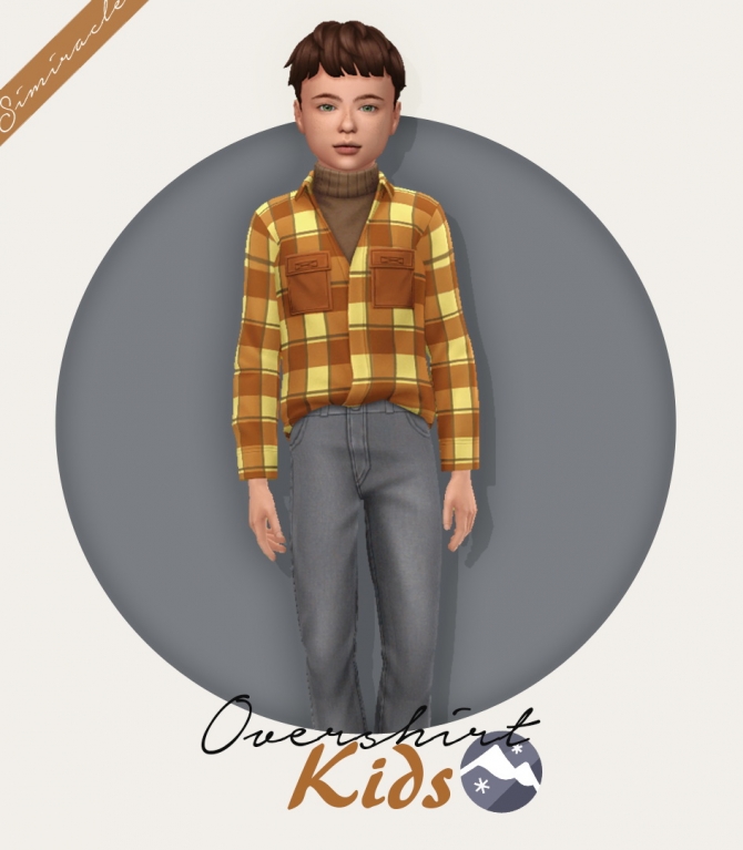 Overshirt Kids Version at Simiracle » Sims 4 Updates