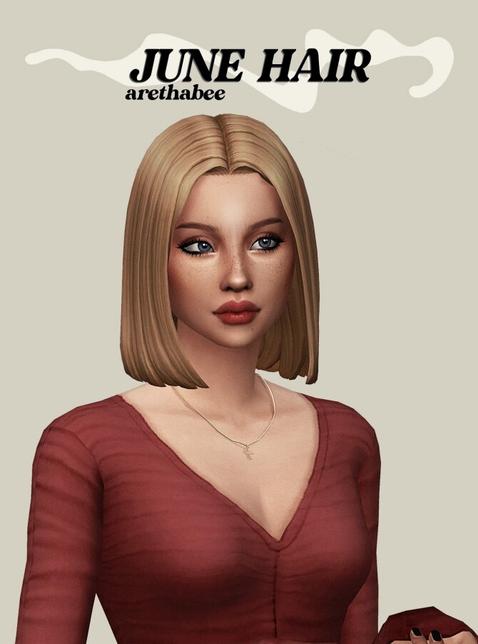 Sims 4 June Hair at Arethabee