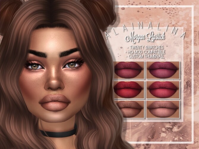 Sims 4 Morgan Lipstick at AlainaLina