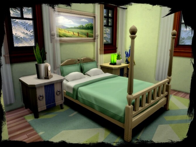 Sims 4 Winter Cabin by GenkaiHaretsu at TSR