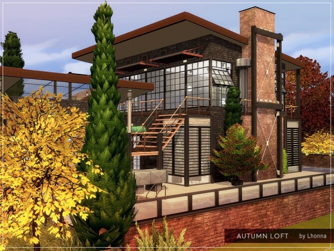 Sims 4 Autumn Loft by Lhonna at TSR