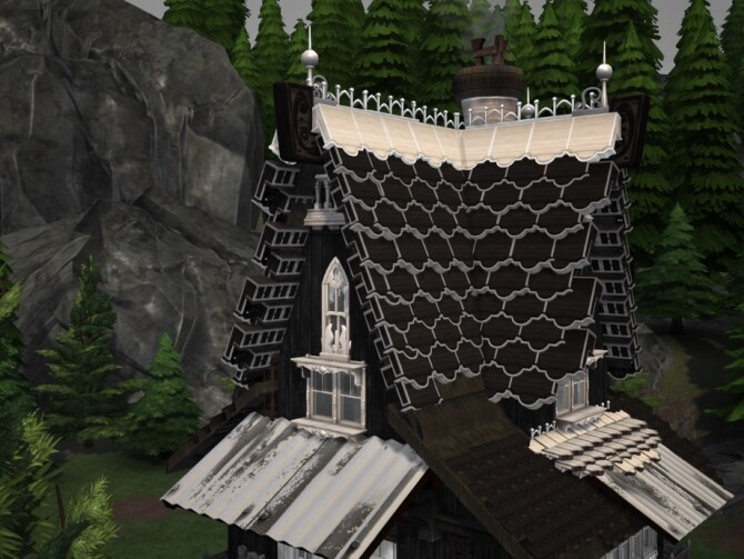Sims 4 Ravens Nest by VirtualFairytales at TSR
