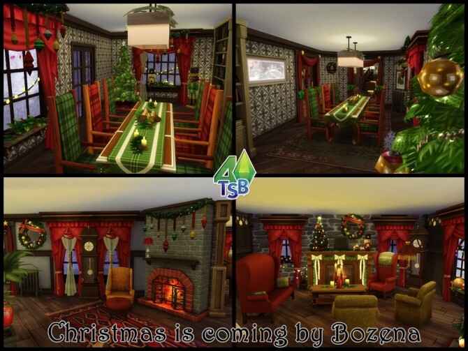 Sims 4 Christmas is coming at Sims by Bozena