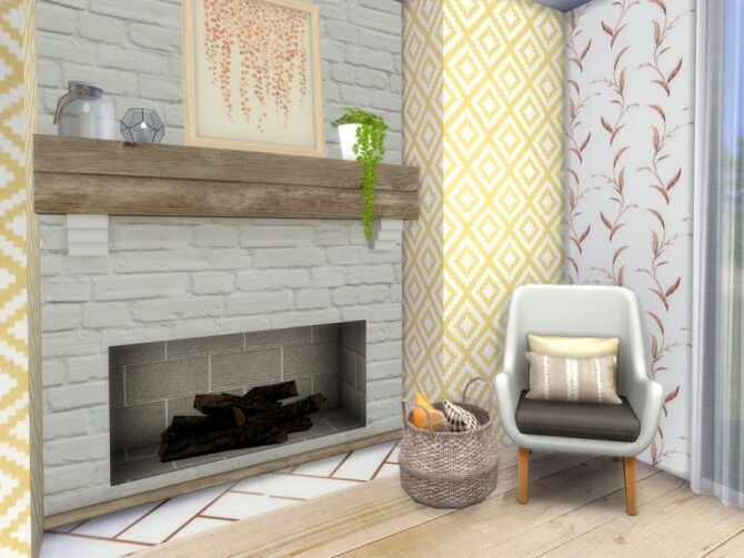 Sims 4 Pastel Neutrals Bedroom by A.lenna at TSR