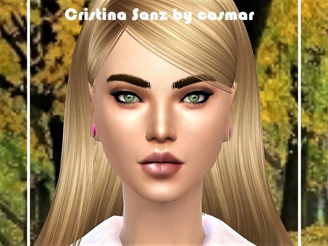 Sims 4 Cristina Sanz by casmar at TSR