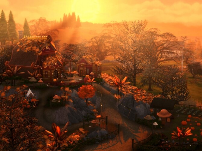 Sims 4 Fall Fairy Farm by VirtualFairytales at TSR