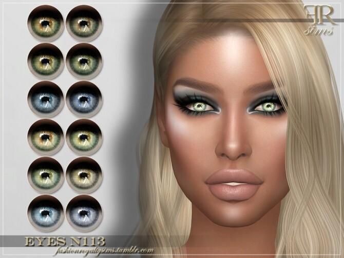 Sims 4 FRS Eyes N113 by FashionRoyaltySims at TSR