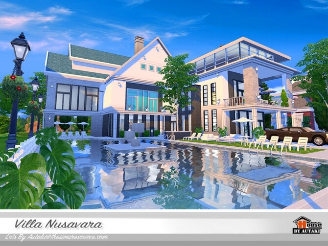 Sims 4 Villa Nusavara by autaki at TSR