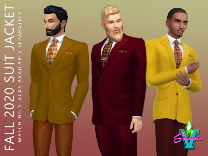 Sims 4 Fall 2020 Suit Jacket by SimmieV at TSR