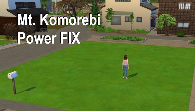Sims 4 Mt. Komorebi Power Fix! by gettp at Mod The Sims