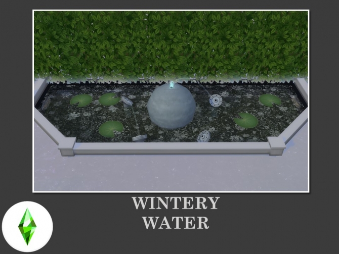 Wintery Water by Teknikah at Mod The Sims » Sims 4 Updates