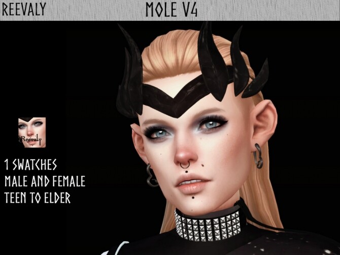 Sims 4 Mole V4 by Reevaly at TSR