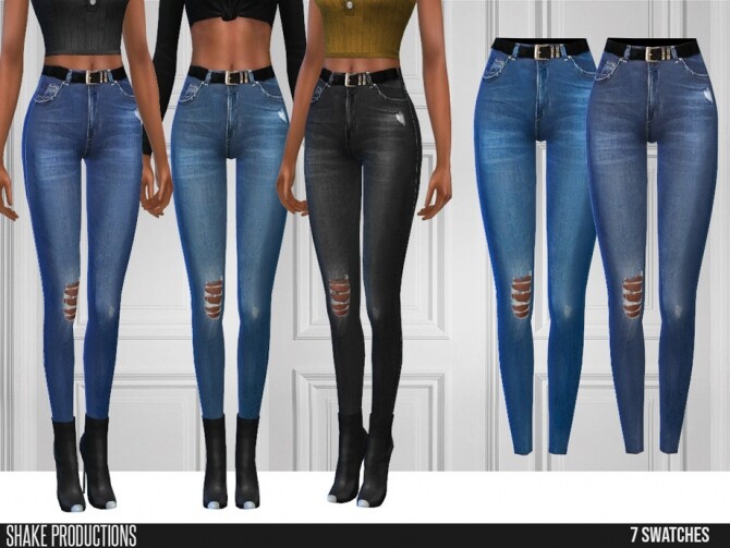 Sims 4 570 Jeans by ShakeProductions at TSR