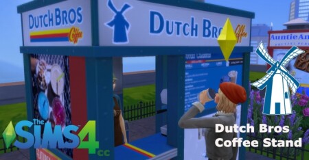Dutch Bros Coffee Stand by ArLi1211 at Mod The Sims