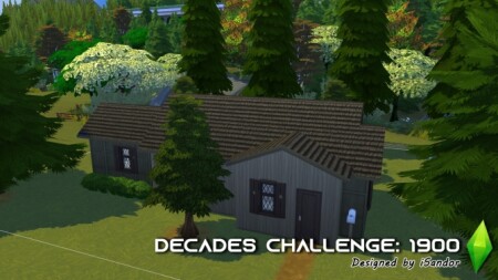 The decades challenge 1900’s home by iSandor at Mod The Sims