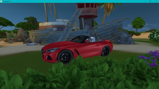 Sims 4 BMW Z4 at LorySims
