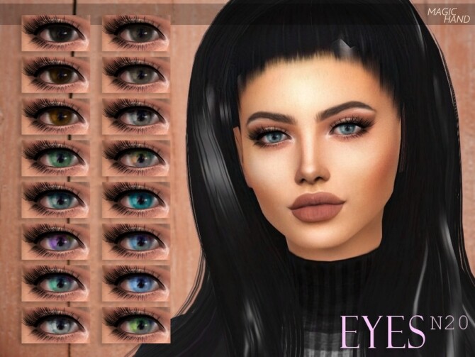 Sims 4 Eyes N20 by MagicHand at TSR