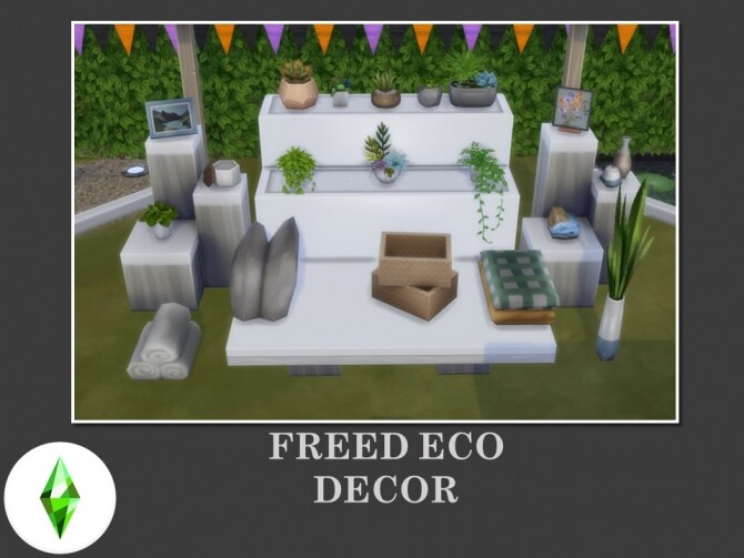 Sims 4 Freed Eco Decor by Teknikah at Mod The Sims
