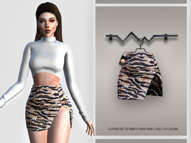 Sims 4 Clothes SET 97 SKIRT BD366 by busra tr at TSR