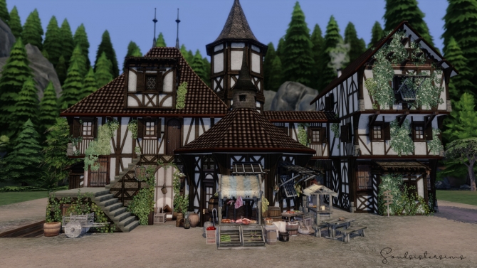 Skyrim Medieval Home at SoulSisterSims » Sims 4 Updates