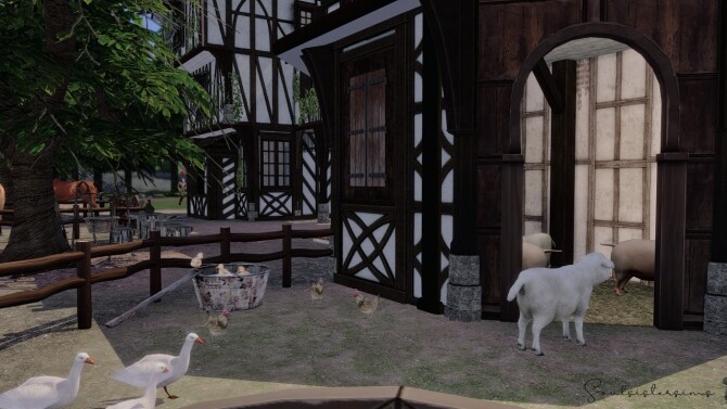 Sims 4 Skyrim Medieval Home at SoulSisterSims