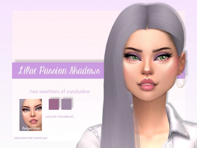 Sims 4 Lilac Passion Shadows by LadySimmer94 at TSR