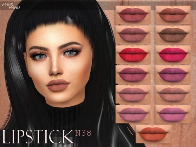 Sims 4 Lipstick N38 by MagicHand at TSR