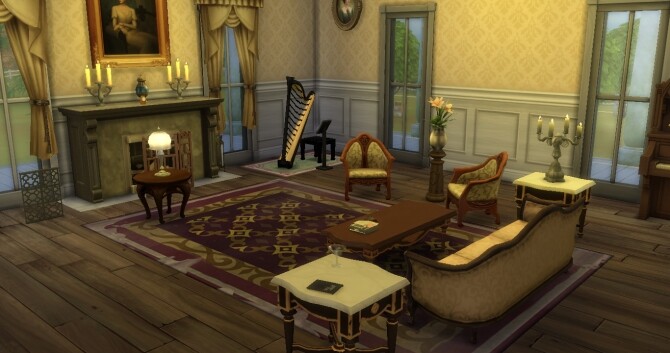 Sims 4 Braithwaite Manor RDR2 by SilverAshSims at Mod The Sims
