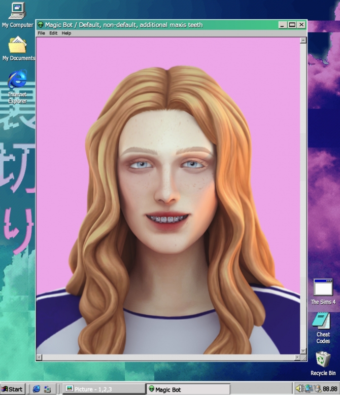 DEFAULT, NON-DEFAULT, ADDITIONAL MAXIS TEETH at Magic-bot » Sims 4 Updates